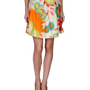 Colorful Abstract Print Women's Skirt